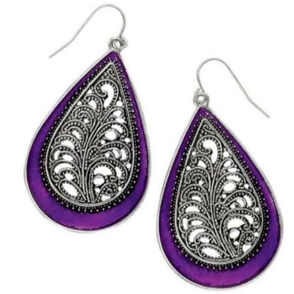 🩵Premier "Lilac" Purple Teardrop Earrings - Picture 1 of 3